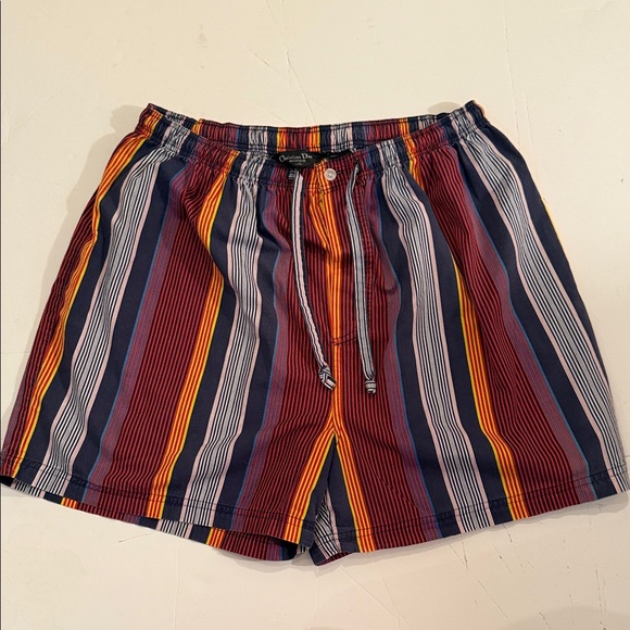 Christian Dior Monsieur Men's Sz L/XL Striped Cotton Shorts - very soft cotton!